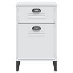Comodino VIKEN Bianco in Legno Multistrato