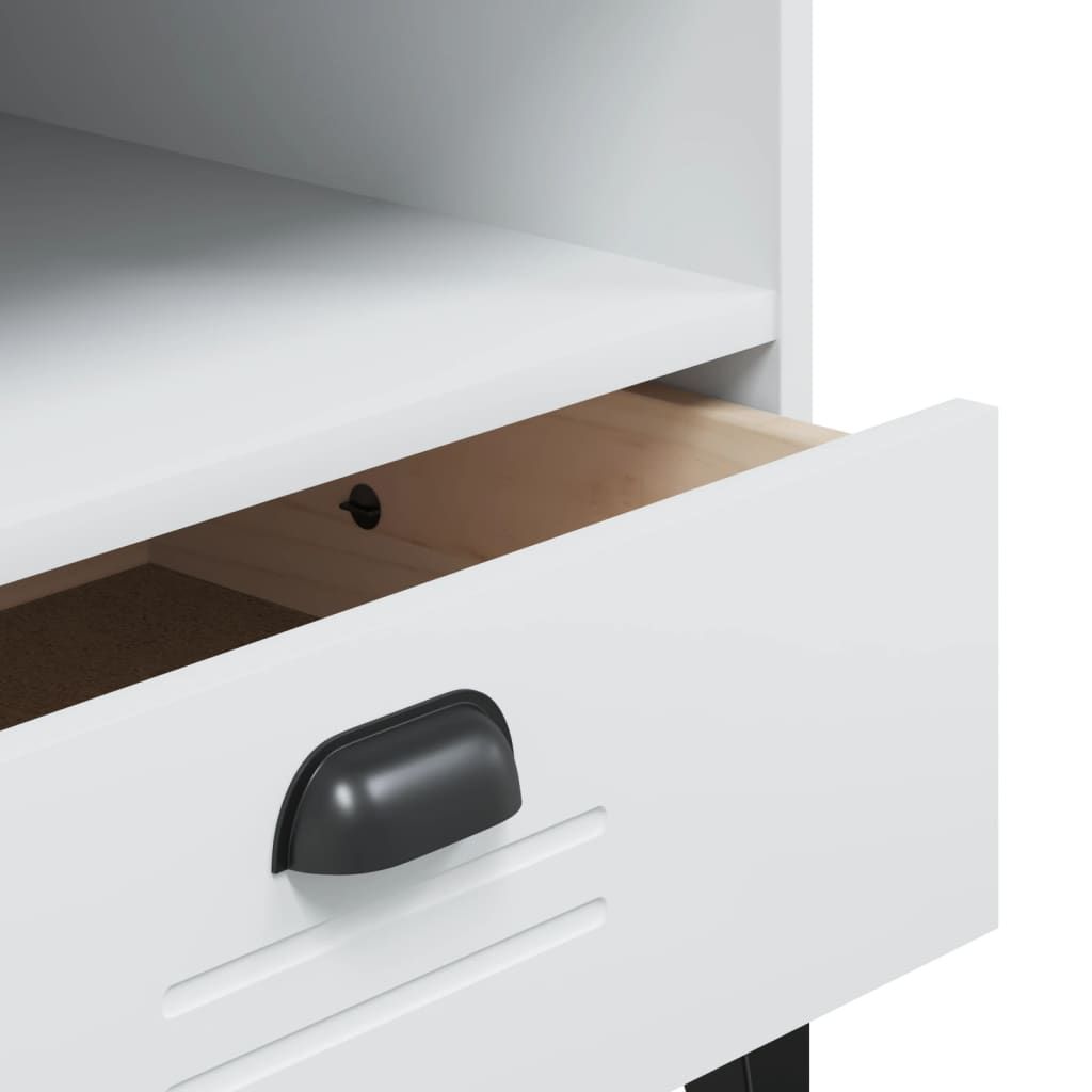 Mobile TV VIKEN Bianco in Legno Multistrato
