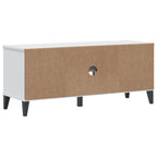 Panca Portascarpe VIKEN Bianca 106x35x45 cm Legno Multistrato