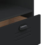 Libreria VIKEN Nera 80x40x80 cm in Legno Multistrato
