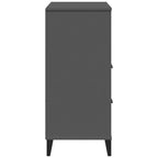 Libreria VIKEN Antracite 80x40x80 cm in Legno Multistrato