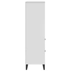 Libreria VIKEN Bianca 60x35x123 cm in Legno Multistrato