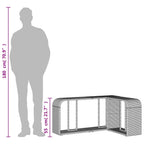 Scaffali Portaoggetti 2 pz Marrone in Polyrattan