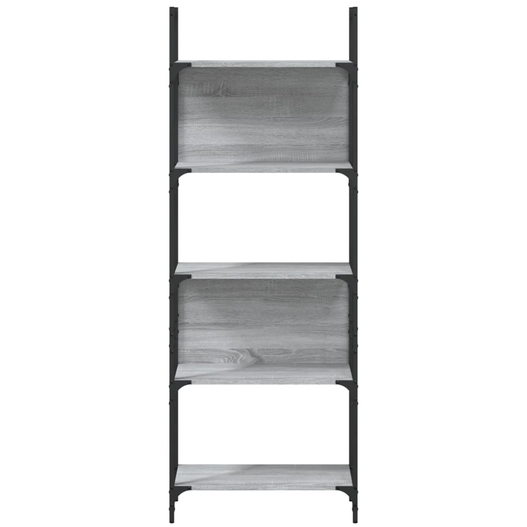 Libreria 5Ripiani Grigio Sonoma 60,5x24x166,5 Legno Multistrato