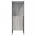 Libreria Grigio Sonoma 72x28x77,5 cm in Legno Multistrato