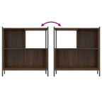 Libreria Rovere Marrone 72x28x77,5 cm in Legno Multistrato