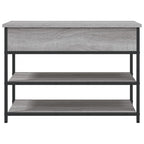 Panca Porta Scarpe Grigio Sonoma 70x42,5x50cm Legno Multistrato