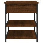 Panca Portascarpe Rovere Marrone 70x42,5x50cm Legno Multistrato
