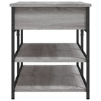 Panca Porta Scarpe Grigio Sonoma 100x42,5x50 Legno Multistrato