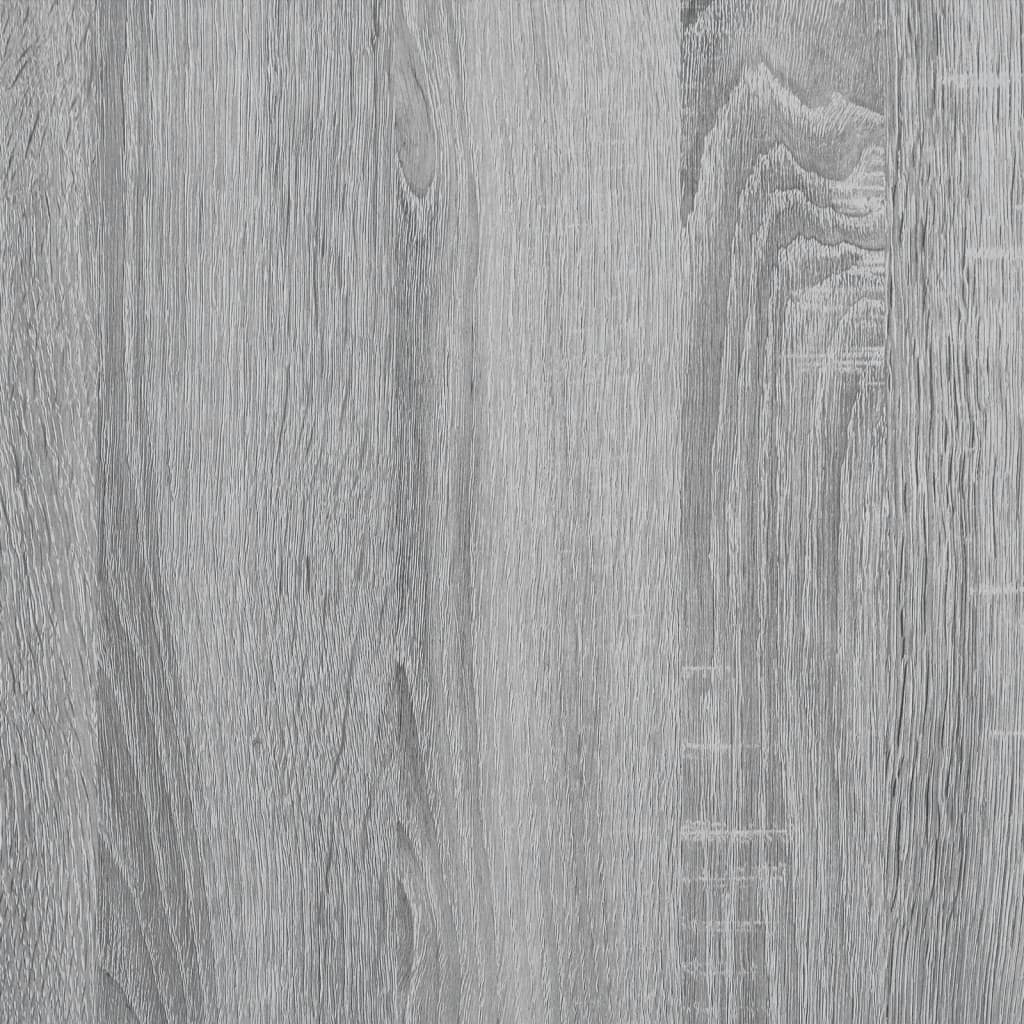 Panca Porta Scarpe Grigio Sonoma 100x38,5x49 Legno Multistrato