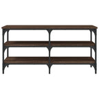 Panca Porta Scarpe Rovere Marrone 100x38,5x49 Legno Multistrato