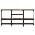 Tavolo Consolle Rovere Fumo 160x29x80 cm in Legno Multistrato