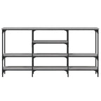 Tavolo Consolle Grigio Sonoma 160x29x80 cm in Legno Multistrato