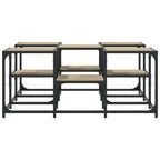Tavolino da Salotto Rovere Sonoma 91x91x40 cm Legno Multistrato