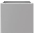 Fioriere 2pz Argento 32x30x29 cm in Acciaio Zincato