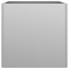 Fioriere 2pz Argento 32x30x29 cm in Acciaio Zincato