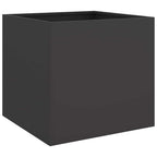 Fioriera Nera 42x40x39 cm in Acciaio