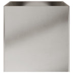 Fioriera Argento 42x40x39 cm in Acciaio Inox