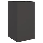 Fioriera Nera 42x38x75 cm in Acciaio