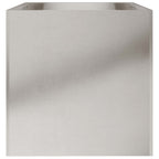 Fioriera Argento 62x40x39 cm in Acciaio Inox