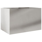 Fioriera Argento 62x40x39 cm in Acciaio Inox