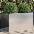 Fioriera Argento 62x40x39 cm in Acciaio Inox