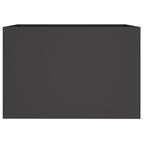 Fioriera Nera 62x47x46 cm in Acciaio
