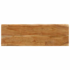 Panca con Bordi Vivi 105 cm in Legno Massello di Acacia
