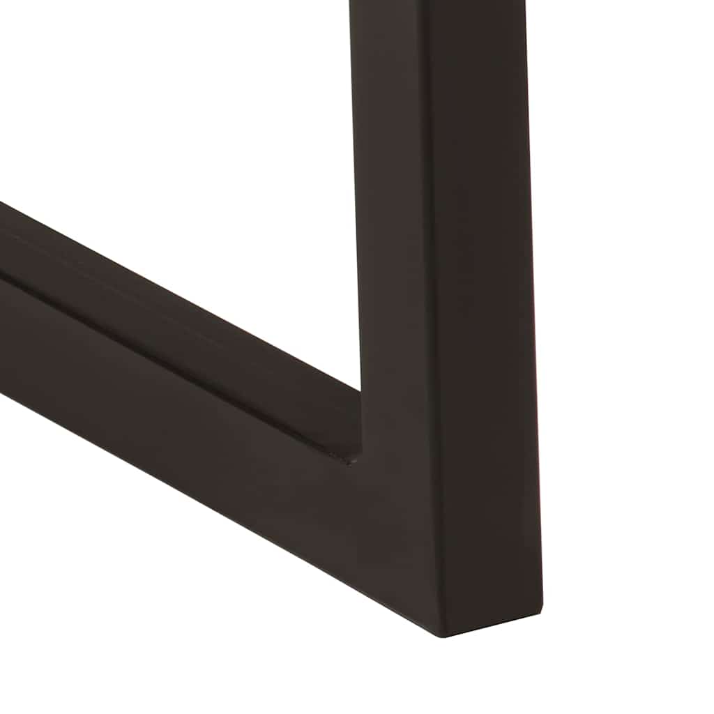 Panca con Bordi Vivi 105 cm in Legno Massello di Acacia