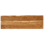 Panca con Bordi Vivi 105 cm in Legno Massello di Acacia