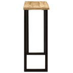 Tavolo Consolle Bordi Vivi 105x33x76 cm Legno Massello di Mango