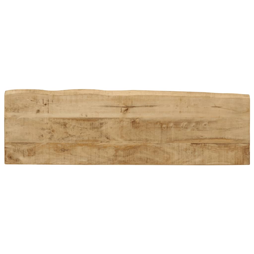 Tavolo Consolle Bordi Vivi 105x33x76 cm Legno Massello di Mango