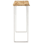 Tavolo Consolle Bordi Vivi 105x33x76 cm Legno Massello di Mango