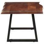 Tavolino ambra 110x55x40 cm in Legno Massello di Acacia
