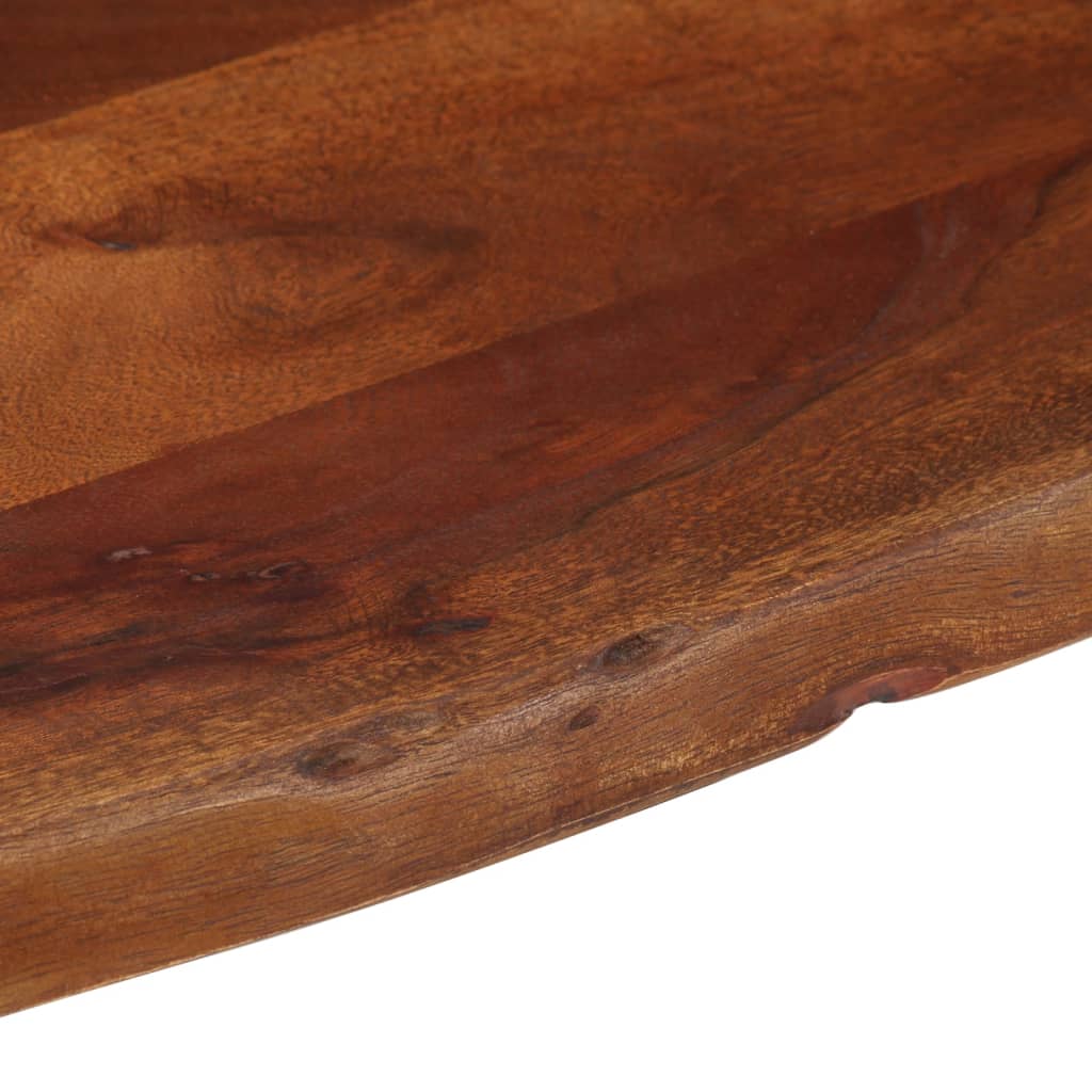 Tavolino ambra 110x55x40 cm in Legno Massello di Acacia