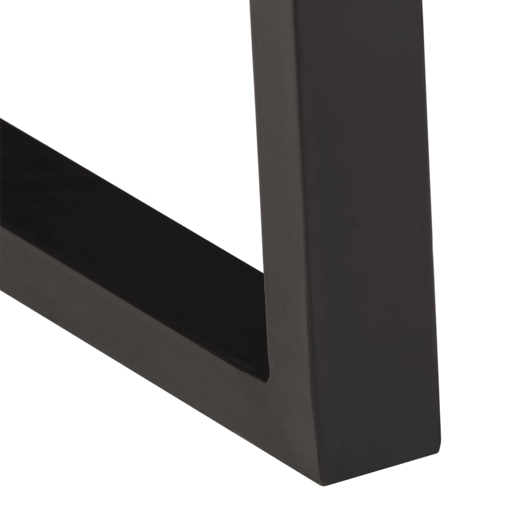 Tavolino ambra 110x55x40 cm in Legno Massello di Acacia