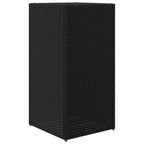Fioriere da Giardino 2 pz Nere 40x40x80 cm in Polyrattan
