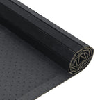 Tappeto Rettangolare Nero 60x100 cm in Bambù