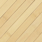 Tappeto Rettangolare Naturale Chiaro 60x100 cm in Bambù