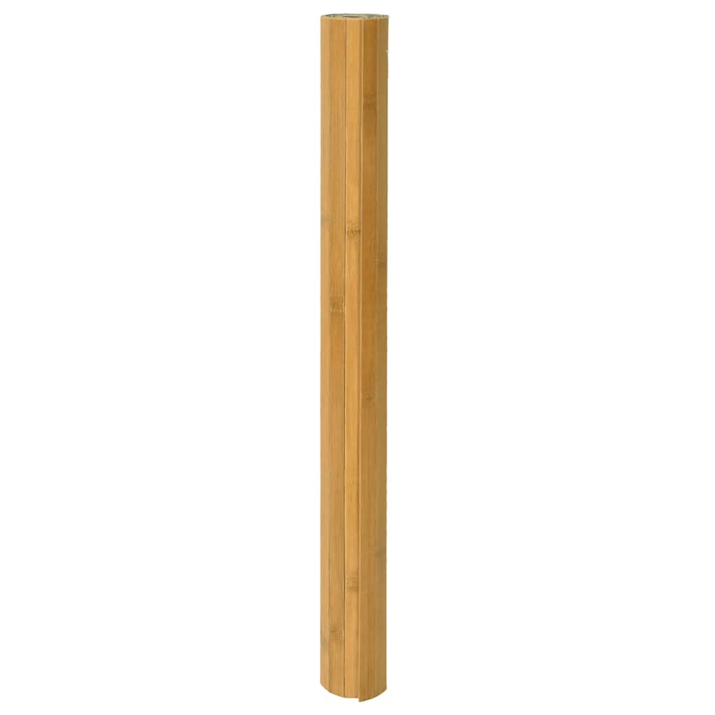 Tappeto Rettangolare Naturale 60x200 cm in Bambù