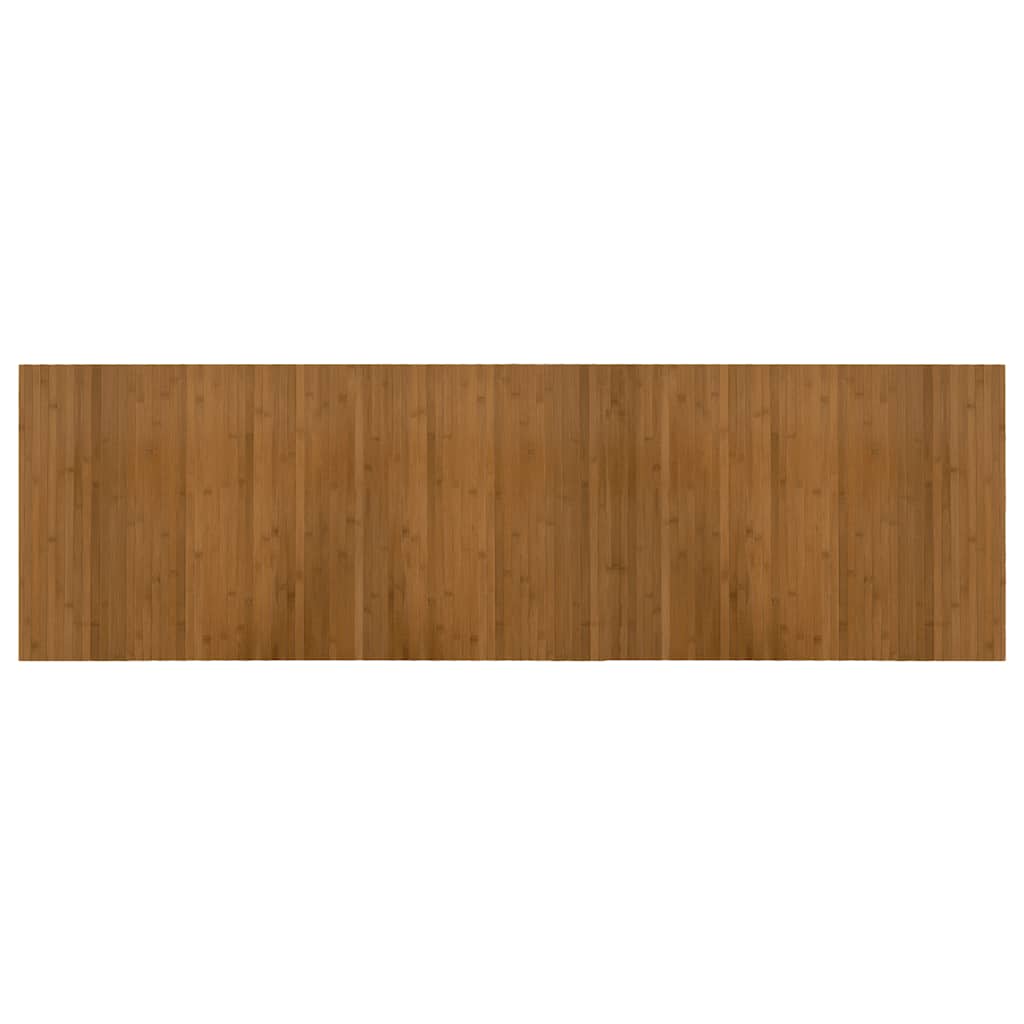 Tappeto Rettangolare Marrone 60x200 cm in Bambù