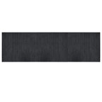 Tappeto Rettangolare Grigio 60x200 cm in Bambù