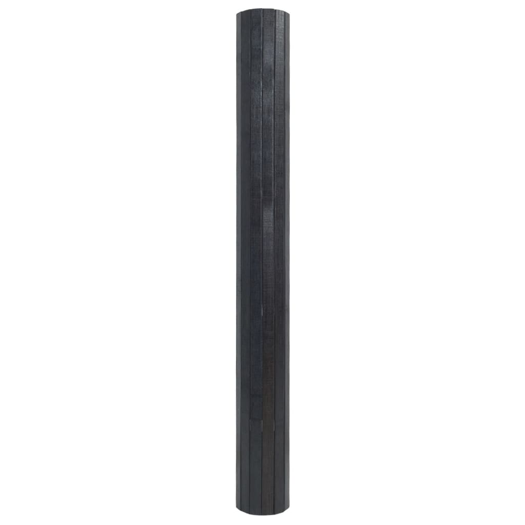 Tappeto Rettangolare Grigio 60x300 cm in Bambù