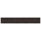 Tappeto Rettangolare Marrone Scuro 60x400 cm in Bambù