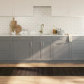Tappeto Rettangolare Marrone Scuro 60x500 cm in Bambù