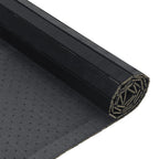 Tappeto Rettangolare Nero 70x100 cm in Bambù