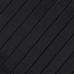 Tappeto Rettangolare Nero 70x100 cm in Bambù