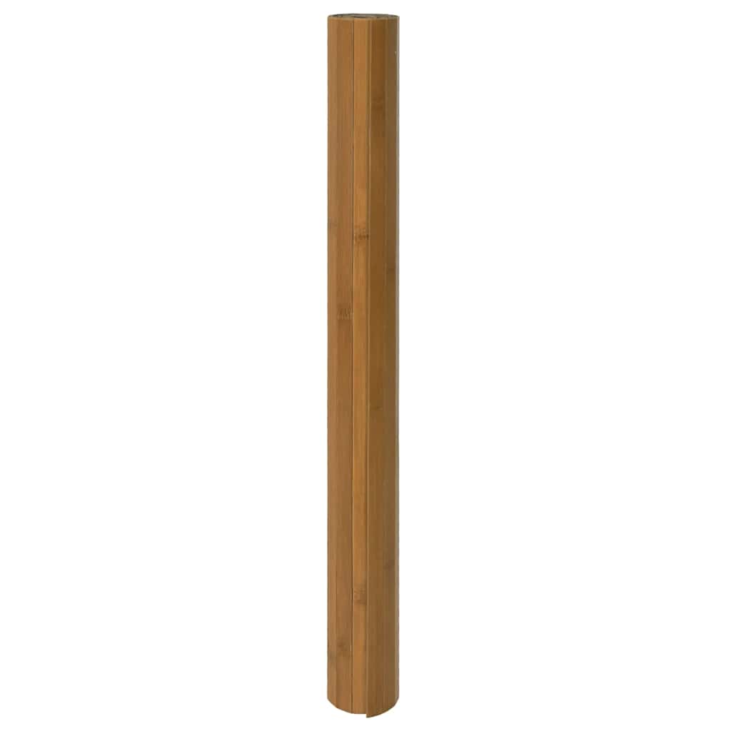 Tappeto Rettangolare Marrone 70x100 cm in Bambù