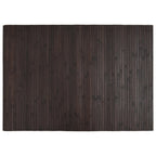 Tappeto Rettangolare Marrone Scuro 70x100 cm in Bambù