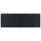 Tappeto Rettangolare Nero 70x200 cm in Bambù